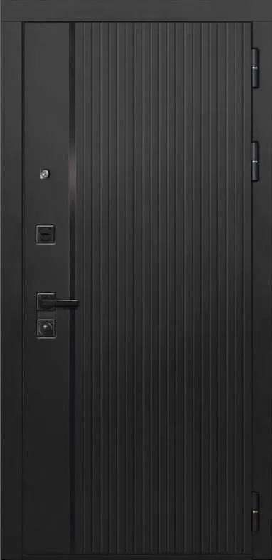 Фото Дверь ДвериПРО L-45 ФЛ-256 (10мм, бетон снежный) DPRO195361